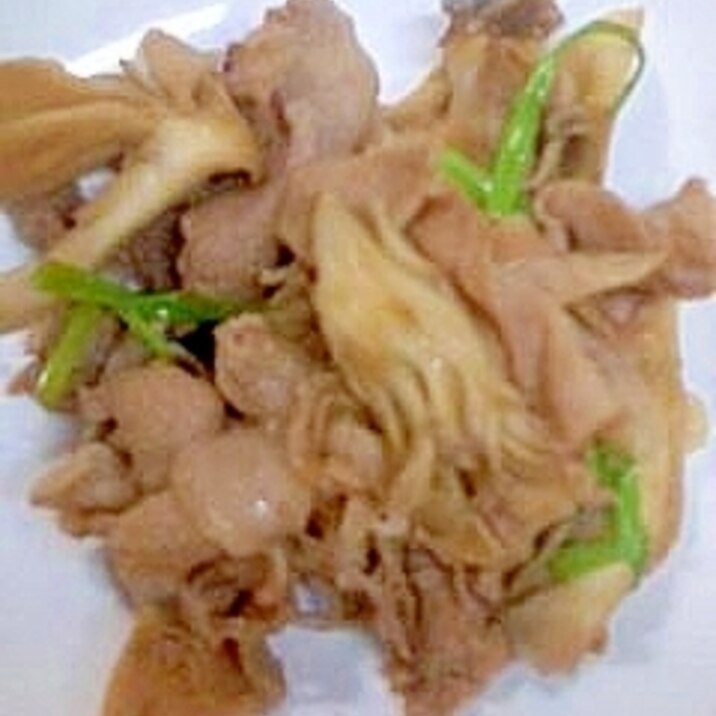 豚肉とまいたけ炒め